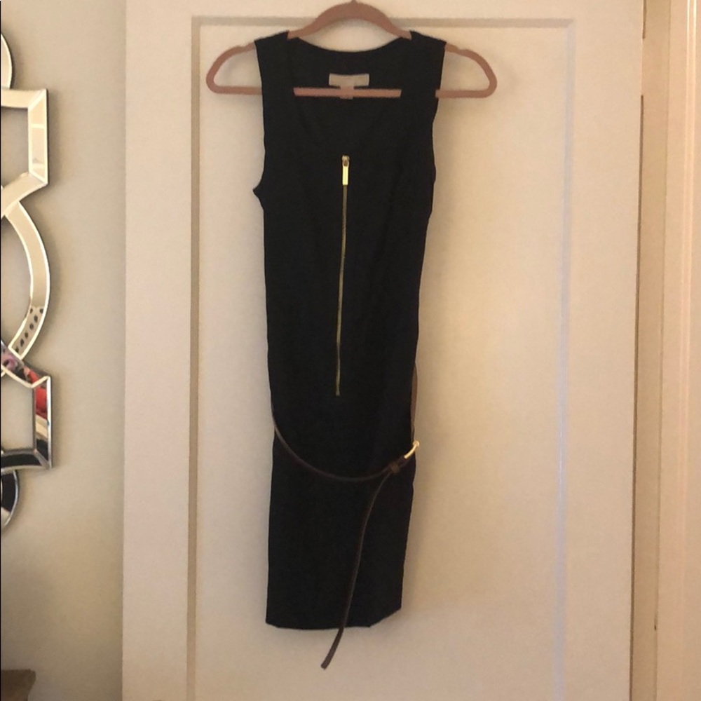 Michael Kors navy linen dress